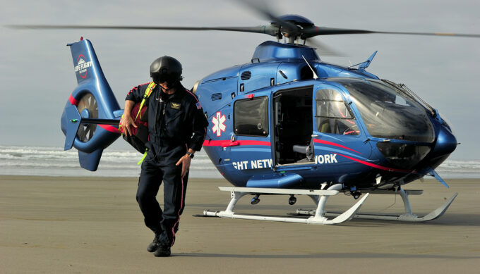 Life Flight Network Base in Oregon